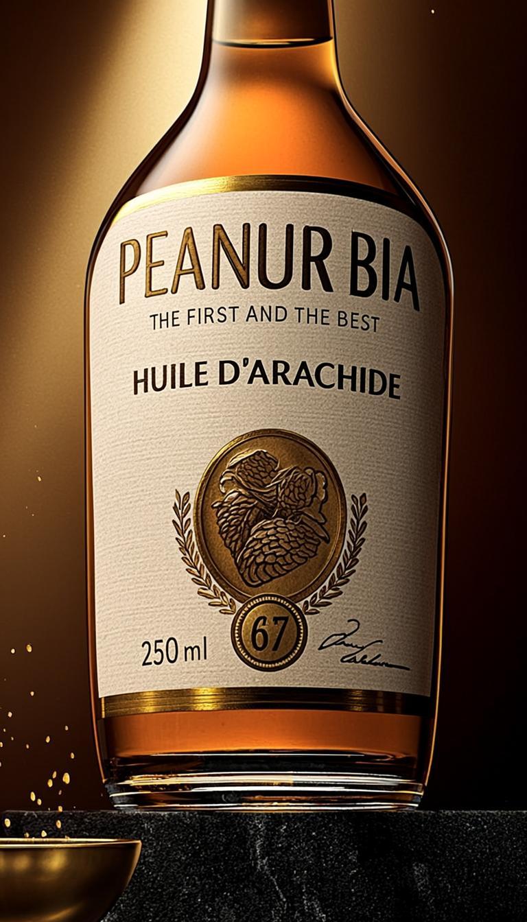 Huile d'Arachide Pure · Signature · 250 ml — PB-046