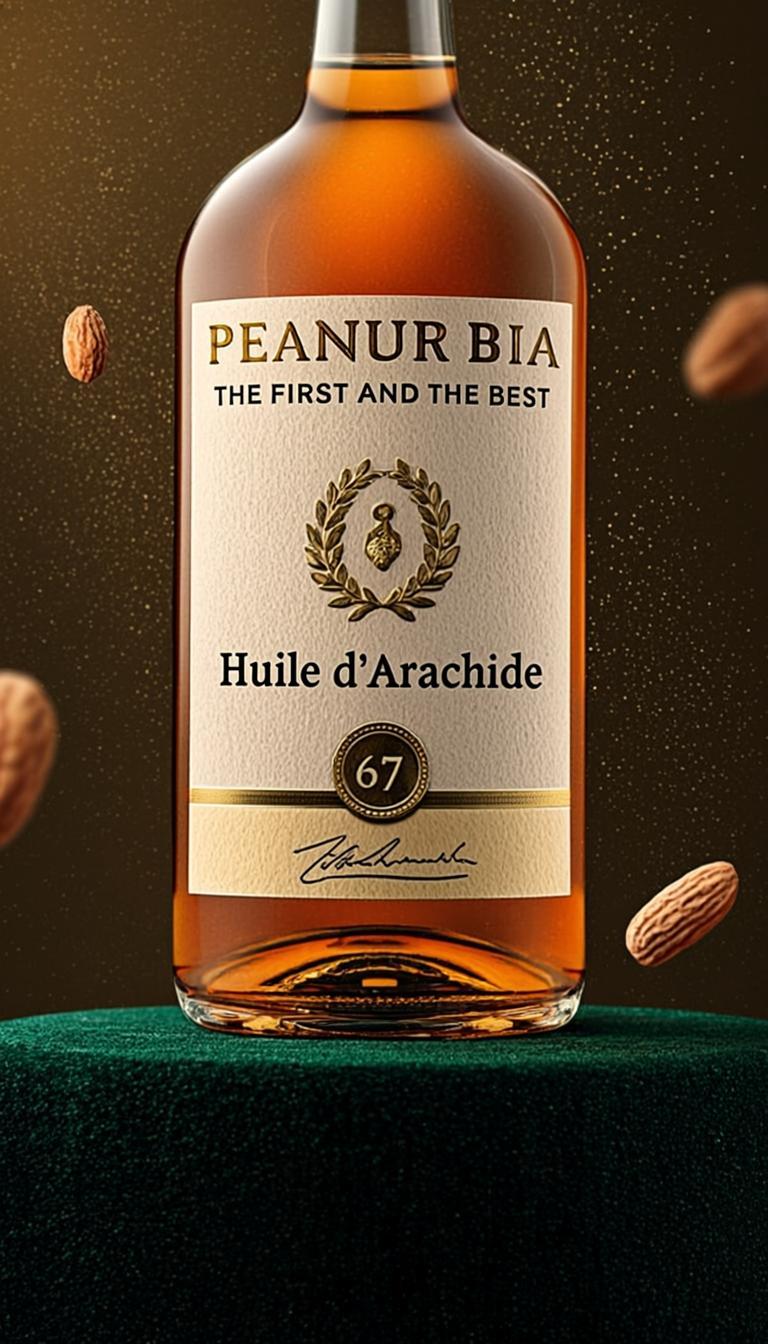 Huile d'Arachide Pure · Signature · 500 ml — PB-047