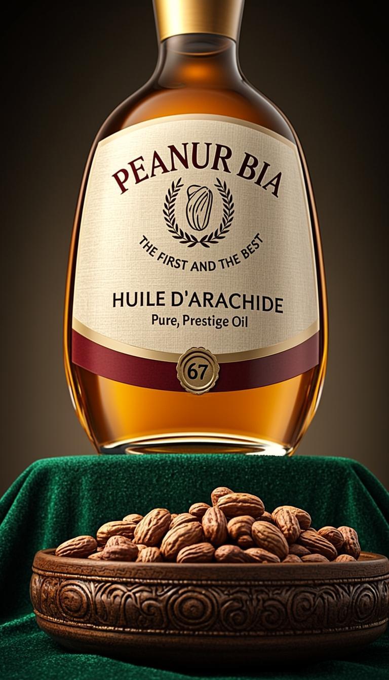 Huile d'Arachide Pure · Prestige Or · 250 ml — PB-051