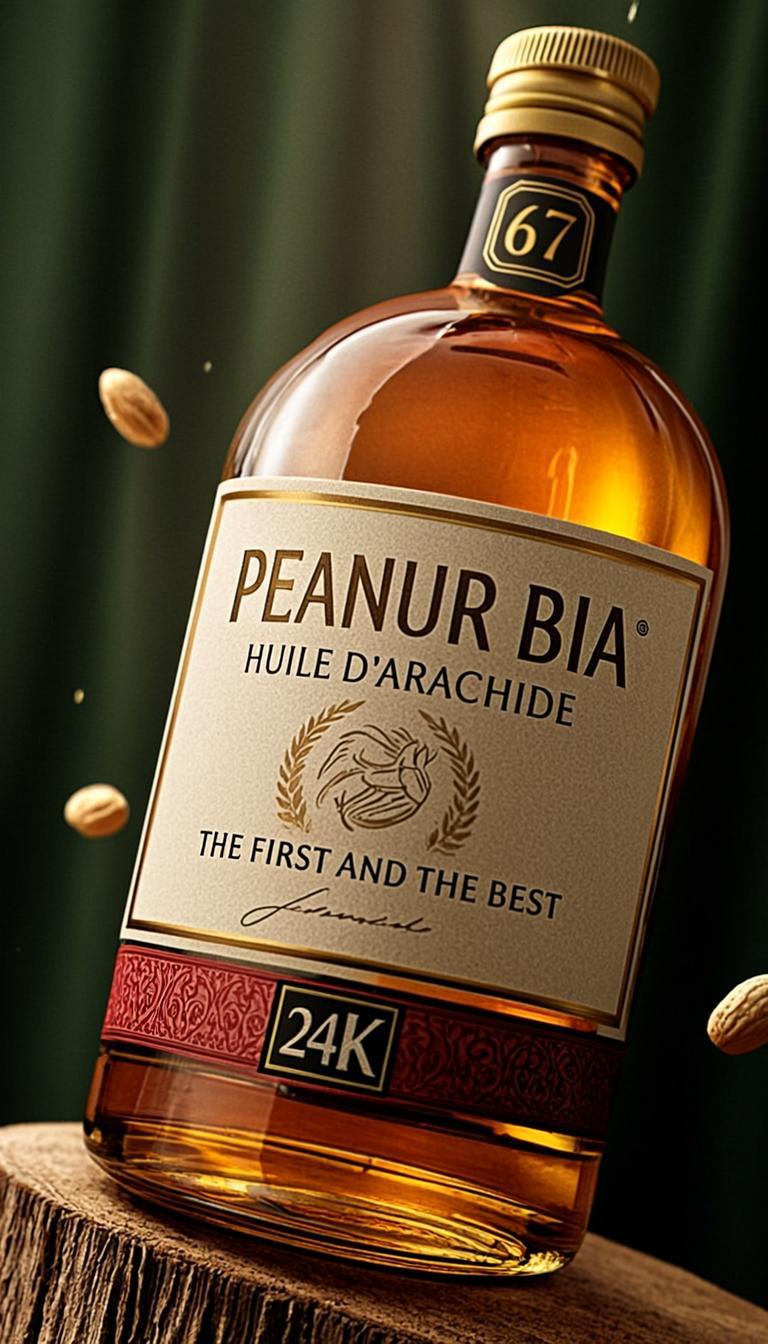 Huile d'Arachide Pure · Prestige Or · 1 L — PB-053