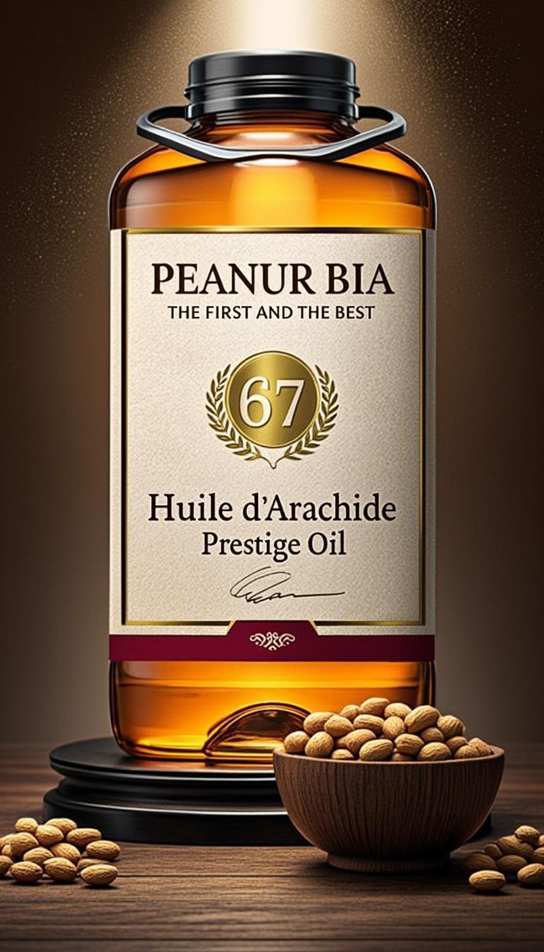 Huile d'Arachide Pure · Prestige Or · 2 L — PB-054
