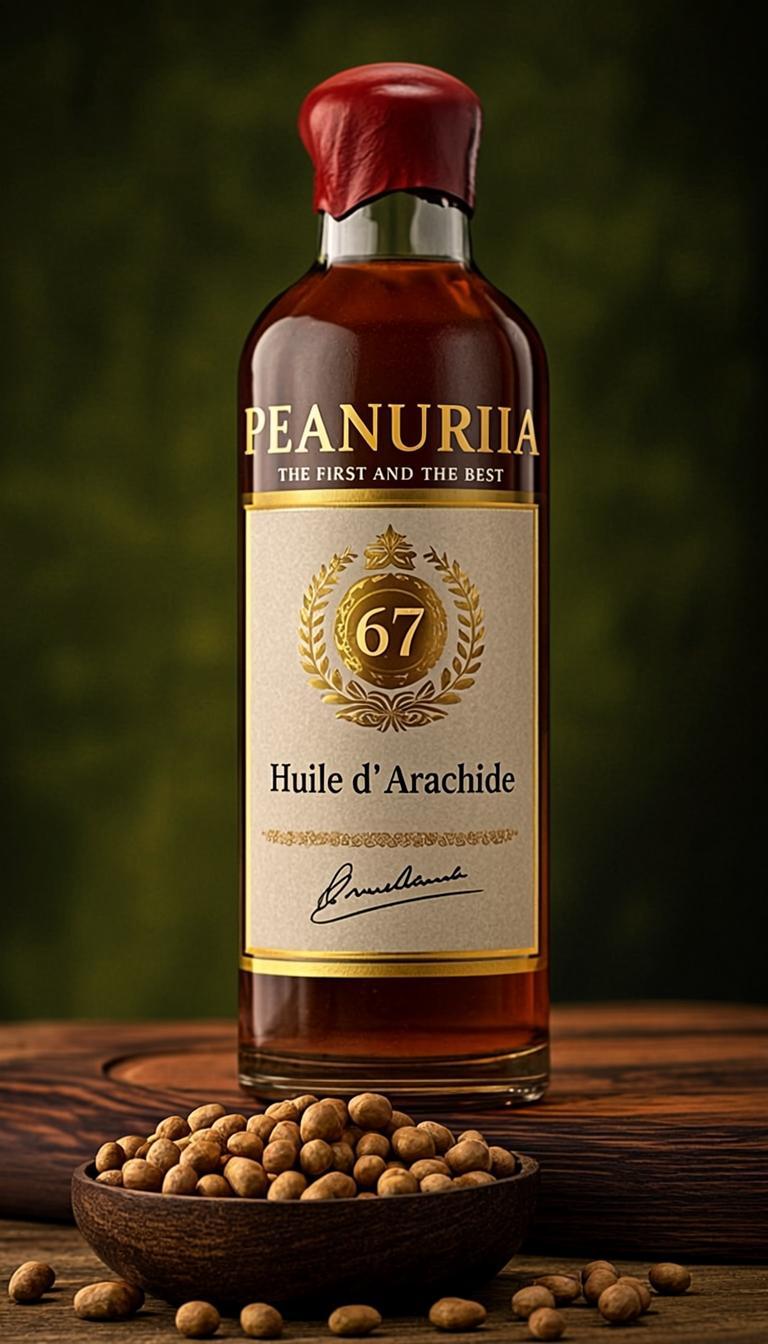 Huile d'Arachide Pure · Reserve d'Excellence · 500 ml — PB-057