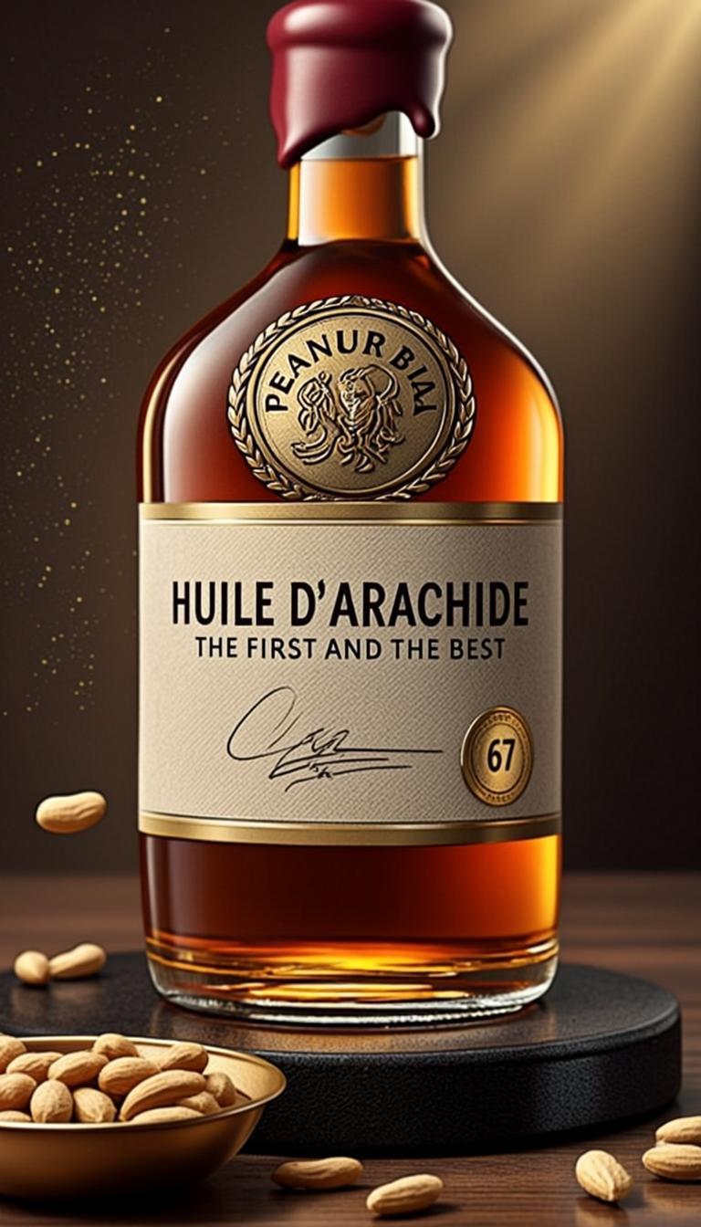 Huile d'Arachide Pure · Reserve d'Excellence · 1 L — PB-058