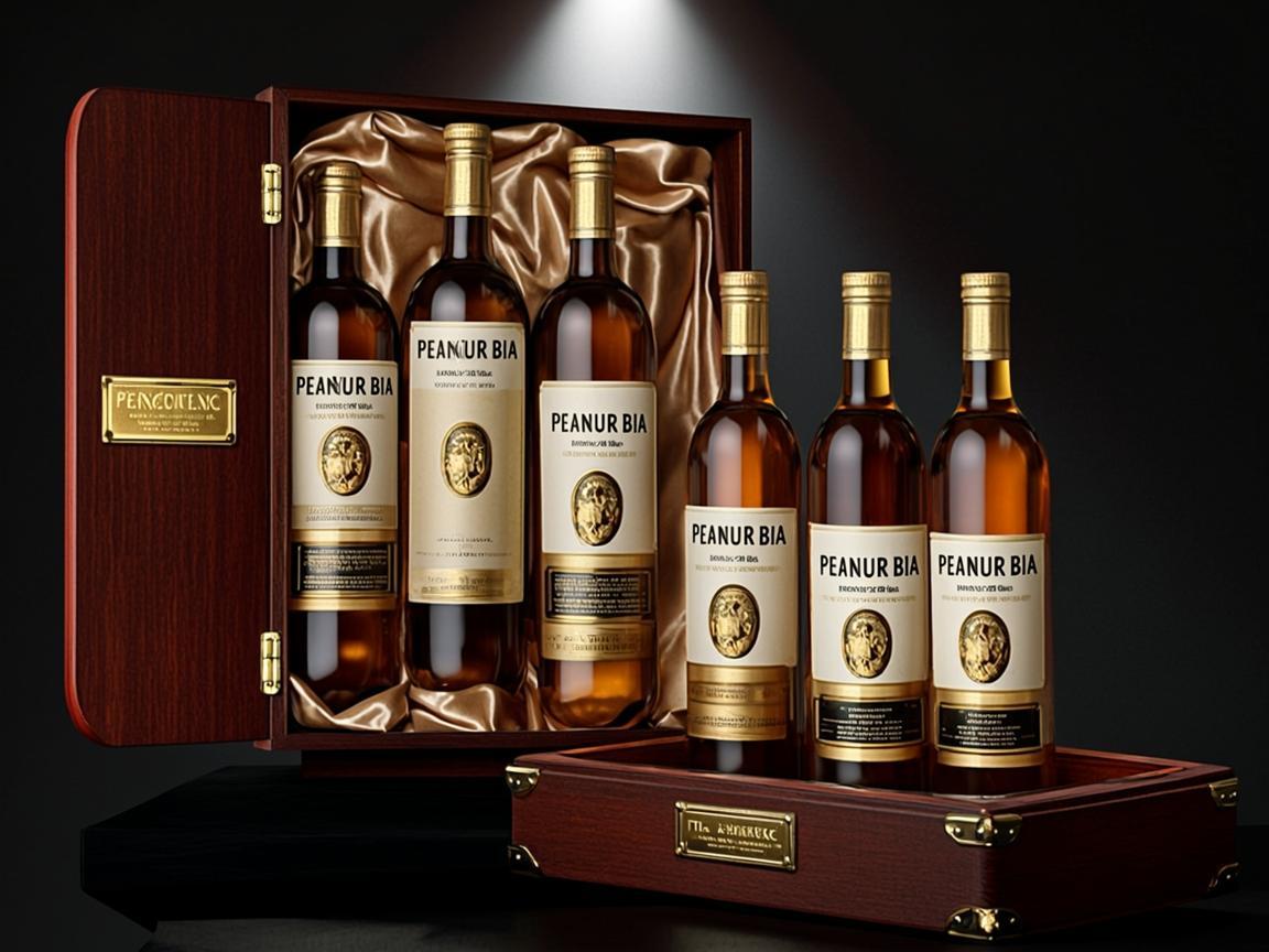 Grand Coffret Presidentiel — 6 Flacons d'Or — PEANUR BIA